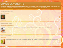 Tablet Screenshot of gracieoliverarts.blogspot.com