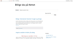 Desktop Screenshot of billige-sko.blogspot.com