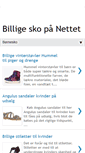 Mobile Screenshot of billige-sko.blogspot.com