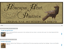 Tablet Screenshot of homespunheartprimitives.blogspot.com