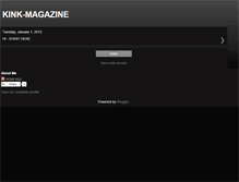 Tablet Screenshot of kink-magazine.blogspot.com