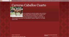 Desktop Screenshot of carreracuartomilla.blogspot.com