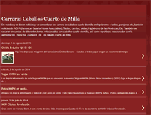 Tablet Screenshot of carreracuartomilla.blogspot.com
