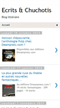 Mobile Screenshot of ecritsetchuchotis.blogspot.com