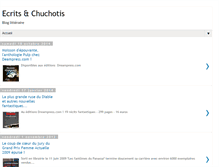 Tablet Screenshot of ecritsetchuchotis.blogspot.com
