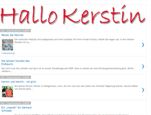 Tablet Screenshot of hallokerstin.blogspot.com