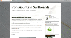 Desktop Screenshot of ironmountainsurfboards.blogspot.com