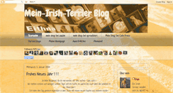 Desktop Screenshot of mein-irish-terrier-blog.blogspot.com