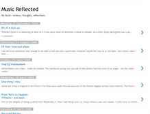 Tablet Screenshot of musicreflected.blogspot.com