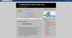 Desktop Screenshot of ffempreiteiraobras.blogspot.com