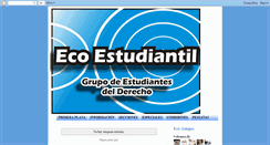 Desktop Screenshot of grupodeestudiantesdelderecho.blogspot.com