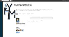 Desktop Screenshot of heathyoungministries.blogspot.com