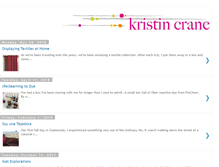 Tablet Screenshot of kristincrane.blogspot.com