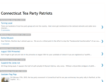 Tablet Screenshot of connecticutteapartypatriots.blogspot.com