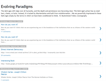 Tablet Screenshot of evolvingparadigms.blogspot.com