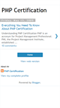 Mobile Screenshot of pmp-certifications.blogspot.com