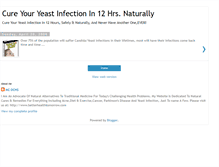 Tablet Screenshot of natural-12hr-cure-for-yeast-infection.blogspot.com
