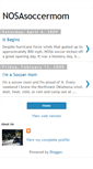 Mobile Screenshot of nosasoccermom.blogspot.com