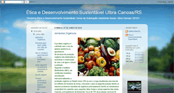 Desktop Screenshot of eticaedesenvolvimentosustentavelulbra.blogspot.com