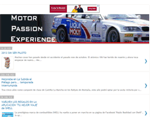 Tablet Screenshot of motorpassionexperience.blogspot.com