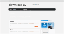 Desktop Screenshot of downloadav.blogspot.com