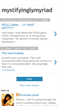 Mobile Screenshot of mystifyinglymyriad.blogspot.com