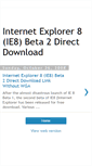 Mobile Screenshot of ie8beta.blogspot.com