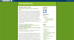 Desktop Screenshot of dailybaseballdata.blogspot.com