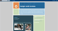 Desktop Screenshot of burgersnob-reviews.blogspot.com