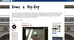 Desktop Screenshot of home4hiphop.blogspot.com