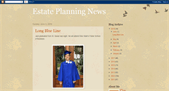 Desktop Screenshot of estateplanningnews.blogspot.com