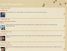 Tablet Screenshot of estateplanningnews.blogspot.com