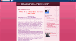 Desktop Screenshot of geraldinemodaytecnologias.blogspot.com