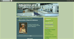 Desktop Screenshot of biblioteca-up.blogspot.com