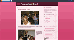 Desktop Screenshot of pedagogiasocialgrupo5.blogspot.com
