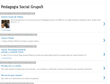 Tablet Screenshot of pedagogiasocialgrupo5.blogspot.com