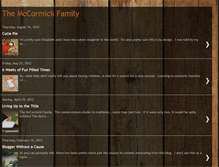 Tablet Screenshot of familymccormick.blogspot.com