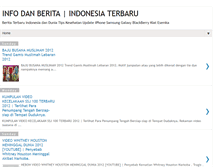 Tablet Screenshot of beritaindonesiainfo.blogspot.com