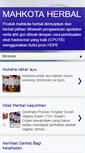 Mobile Screenshot of mahkotaherbal.blogspot.com