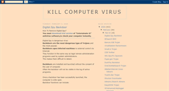 Desktop Screenshot of kill-computer-virus.blogspot.com