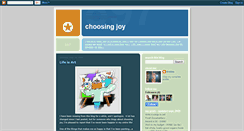 Desktop Screenshot of i-choose-joy.blogspot.com