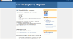 Desktop Screenshot of economic-google-docs.blogspot.com