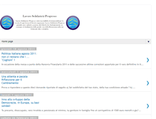 Tablet Screenshot of lavoro-solidarieta-progresso.blogspot.com