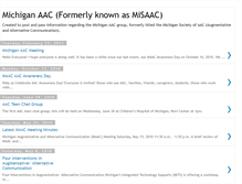 Tablet Screenshot of michigan-aac.blogspot.com