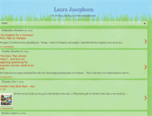Tablet Screenshot of laurajosephsen.blogspot.com