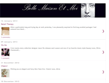 Tablet Screenshot of bellemaisonetmoi.blogspot.com