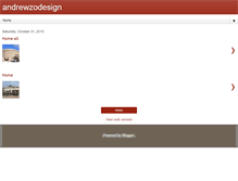 Tablet Screenshot of andrewzodesign.blogspot.com