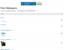 Tablet Screenshot of free-nice-wallpapers.blogspot.com