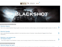 Tablet Screenshot of blackshotweapons.blogspot.com
