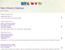 Tablet Screenshot of new-orleans-news-clippings.blogspot.com